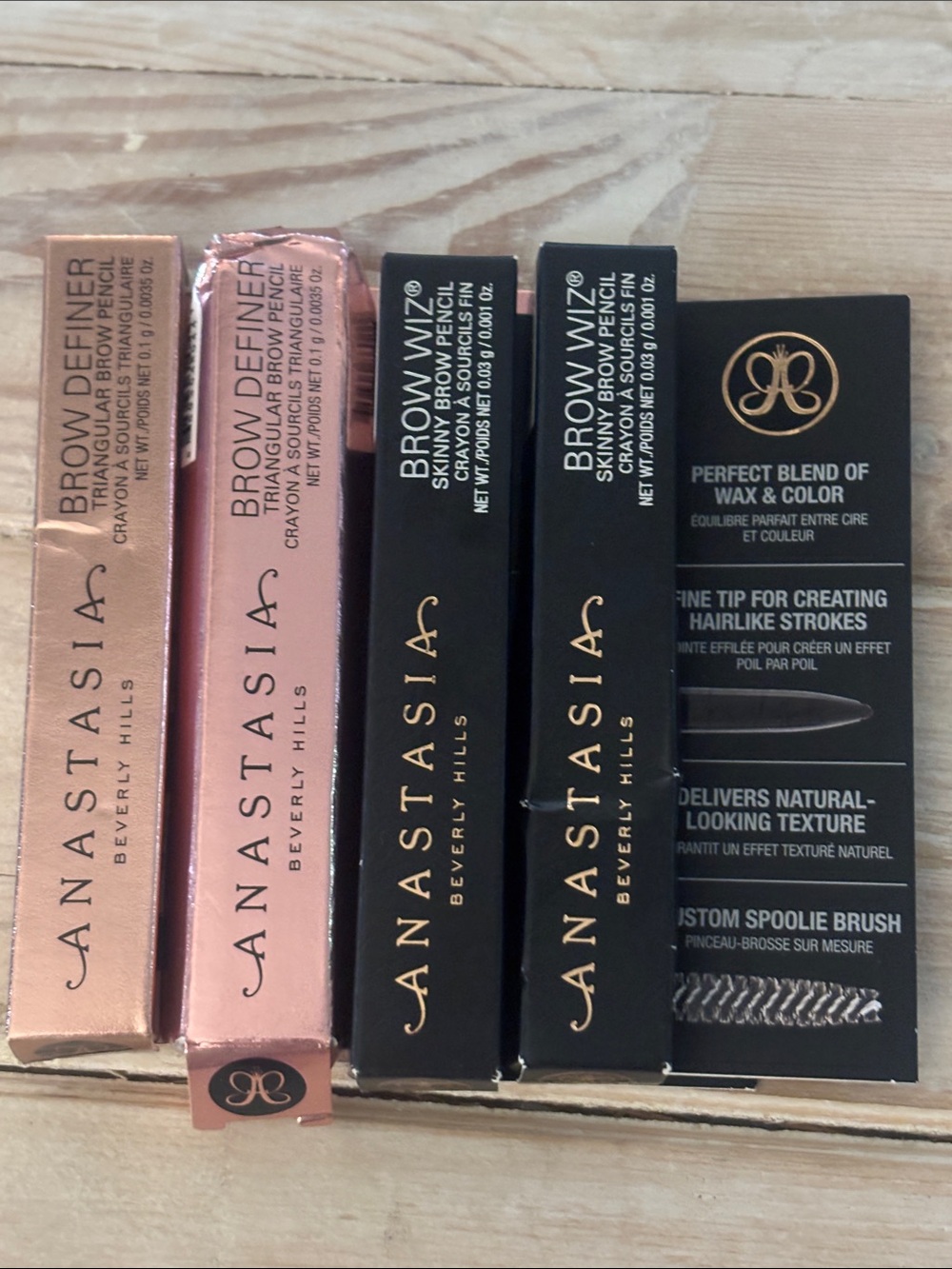 Anastasia Beverly Hills Brow Pencil Set - (913) includes all pictured